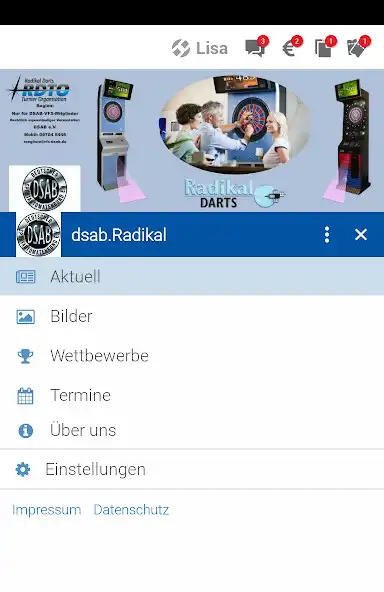 Play dsab.RadikalDarts.de as an online game dsab.RadikalDarts.de with UptoPlay