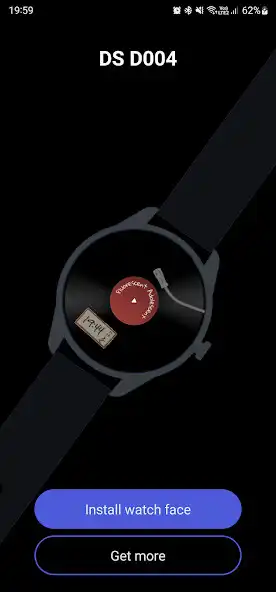 Play DS D004 - Digital watch face  and enjoy DS D004 - Digital watch face with UptoPlay