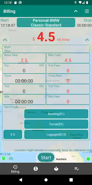 Play DTMer - Taxi Meter as an online game DTMer - Taxi Meter with UptoPlay