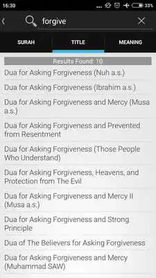 Play Dua in Quran