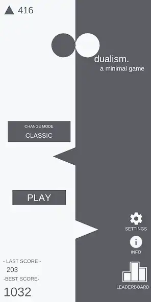 Play Dualism - a minimal game as an online game Dualism - a minimal game with UptoPlay