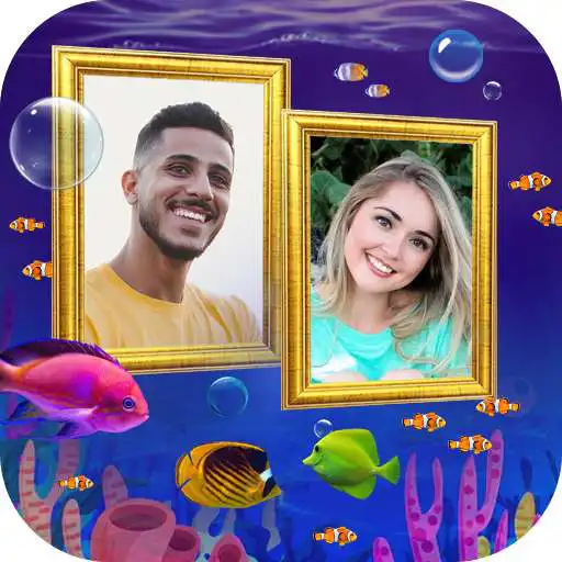 Free play online Dual Photo Aquarium Wallpaper APK