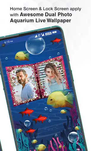 Play Dual Photo Aquarium Wallpaper Play Dual Photo Aquarium Wallpaper
