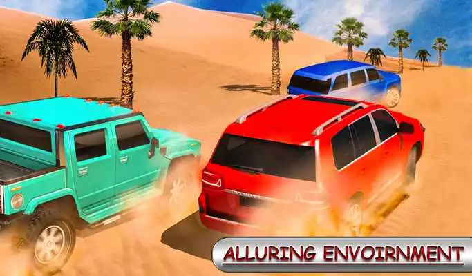 Play Dubai Desert Jeep Drift - 4x4 Jeep Rally 2018