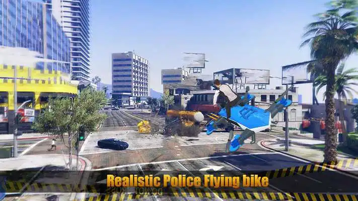 Play Dubai Police Flying Hover Bike Vs Underworld Mafia