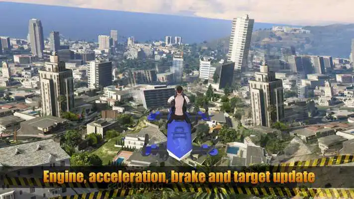 Play Dubai Police Flying Hover Bike Vs Underworld Mafia
