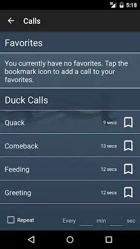 Play Duck calls