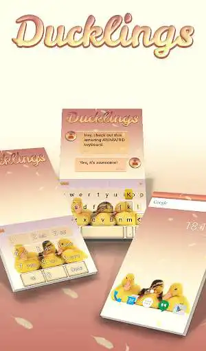 Play Ducklings Animated Keyboard  and enjoy Ducklings Animated Keyboard with UptoPlay