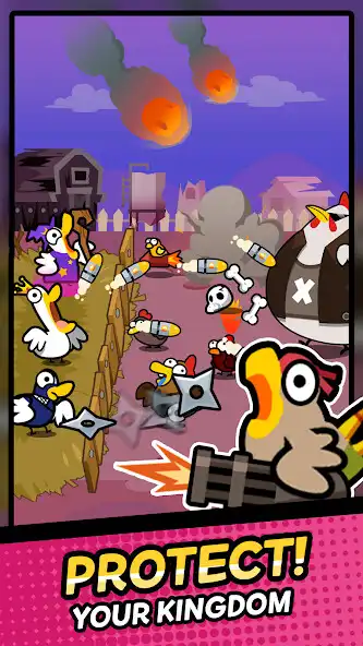 Play Duck vs Chicken : Idle Defense  and enjoy Duck vs Chicken : Idle Defense with UptoPlay