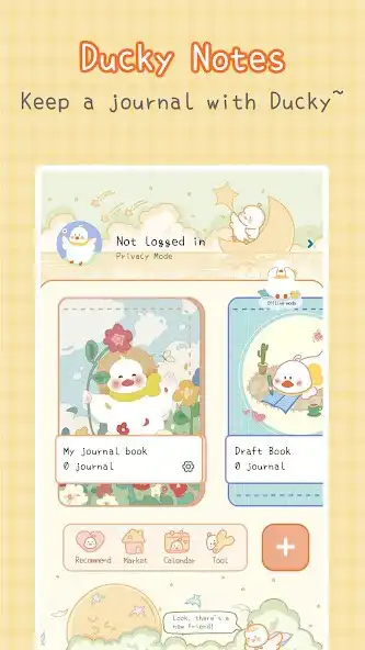 Play Ducky Notes-Cute Diary App  and enjoy Ducky Notes-Cute Diary App with UptoPlay