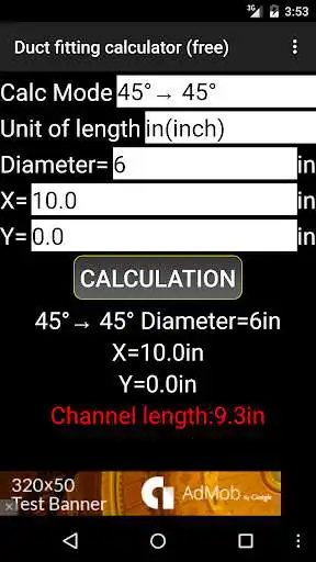 Play Duct fitting calculator (Ads) as an online game Duct fitting calculator (Ads) with UptoPlay