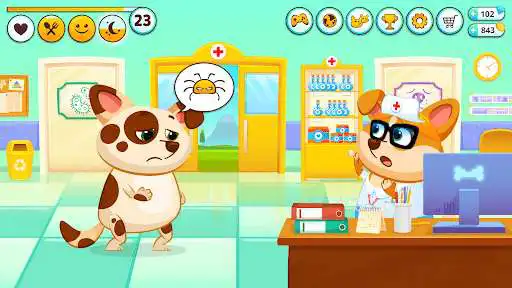 Play Duddu - My Virtual Pet Dog as an online game Duddu - My Virtual Pet Dog with UptoPlay