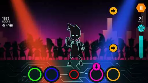 Play Dude Dancer: Rhythm Game with Dubstep & NewWave  and enjoy Dude Dancer: Rhythm Game with Dubstep & NewWave with UptoPlay