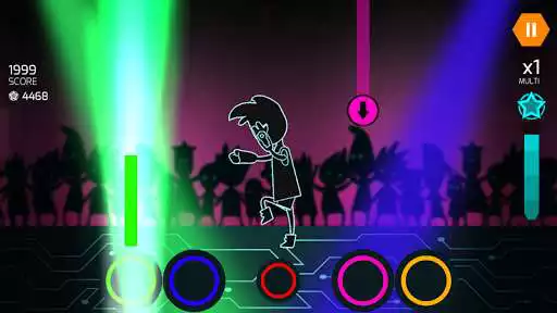 Play Dude Dancer: Rhythm Game with Dubstep & NewWave as an online game Dude Dancer: Rhythm Game with Dubstep & NewWave with UptoPlay