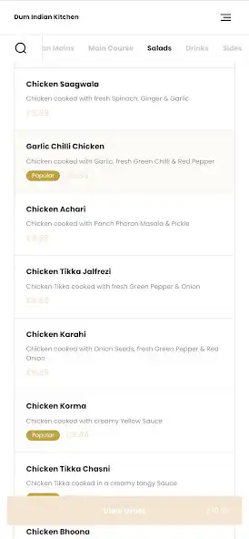 Play Dum Indian Kitchen Bearsden as an online game Dum Indian Kitchen Bearsden with UptoPlay