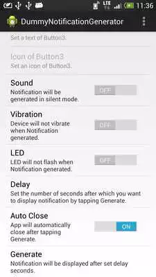 Play DummyNotificationGenerator