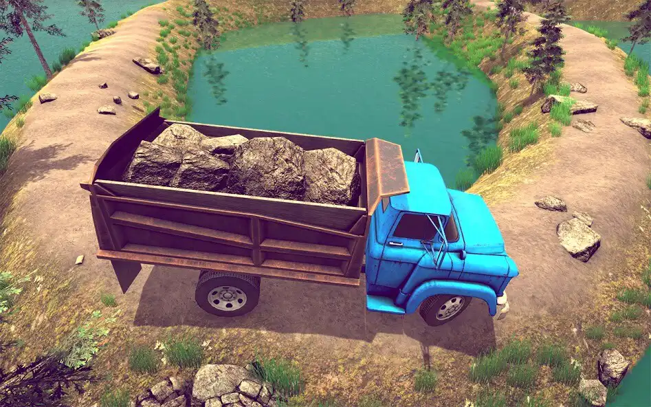 Play Dumper Cargo Truck Driving Gam as an online game Dumper Cargo Truck Driving Gam with UptoPlay