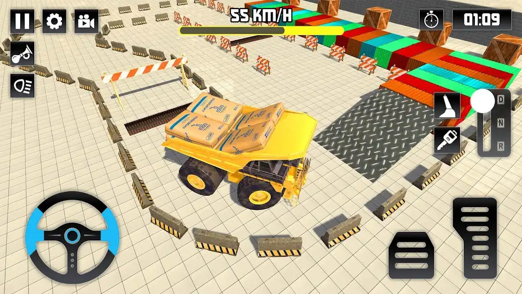 Play Dump Truck Parking Games as an online game Dump Truck Parking Games with UptoPlay