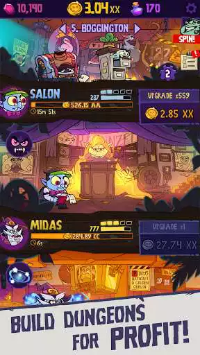 Play Dungeon, Inc.: Idle Clicker  and enjoy Dungeon, Inc.: Idle Clicker with UptoPlay
