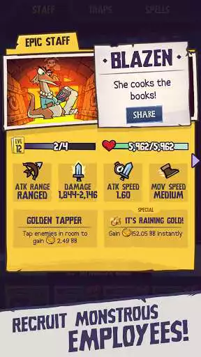 Play Dungeon, Inc.: Idle Clicker as an online game Dungeon, Inc.: Idle Clicker with UptoPlay