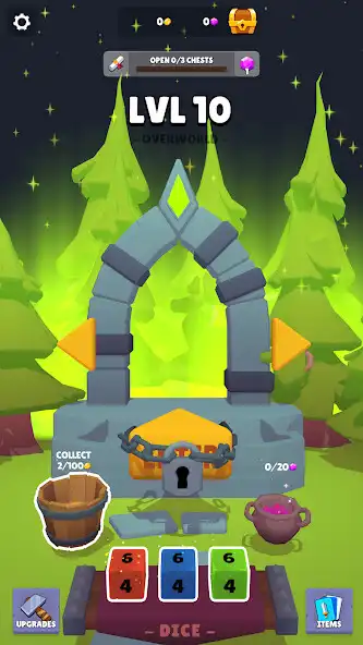 Play Dungeon Roll: Dice Adventure as an online game Dungeon Roll: Dice Adventure with UptoPlay