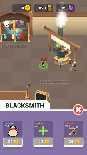 Play Dungeon Shop: Craft and Fight as an online game Dungeon Shop: Craft and Fight with UptoPlay