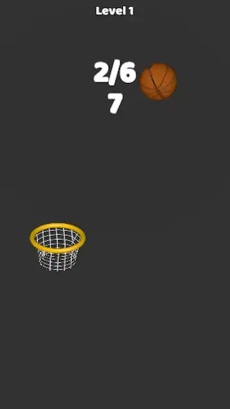 Play Dunk Hoop Basketball Ball 3D as an online game Dunk Hoop Basketball Ball 3D with UptoPlay