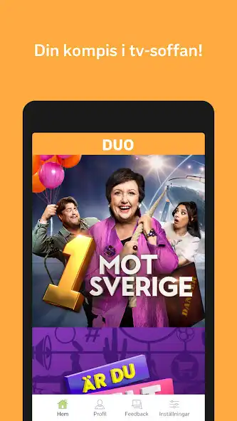 Play Duo - din kompis i tv-soffan  and enjoy Duo - din kompis i tv-soffan with UptoPlay
