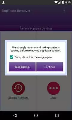 Play Duplicate Contact Remover
