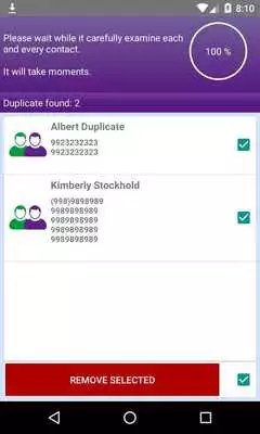 Play Duplicate Contact Remover