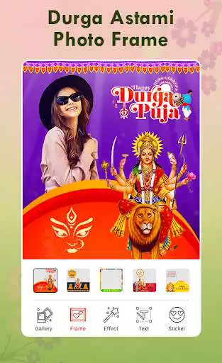 Play Durga Astami Photo Frame as an online game Durga Astami Photo Frame with UptoPlay