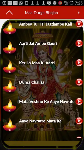Play Durga Chalisa Aarti and Bhajans as an online game Durga Chalisa Aarti and Bhajans with UptoPlay
