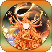 Free play online Durga Maa Clock Live Wallpaper APK
