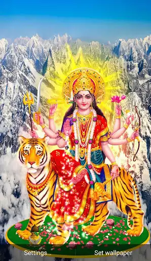 Play Durga Mata Live Wallpaper  and enjoy Durga Mata Live Wallpaper with UptoPlay