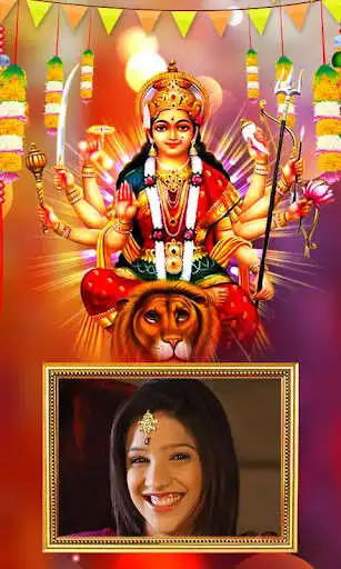 Play Durga Mata Photo Frames HD as an online game Durga Mata Photo Frames HD with UptoPlay