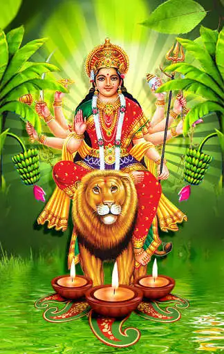 Play Durga Mata Stickers, Live Wallpaper, DP Maker  and enjoy Durga Mata Stickers, Live Wallpaper, DP Maker with UptoPlay