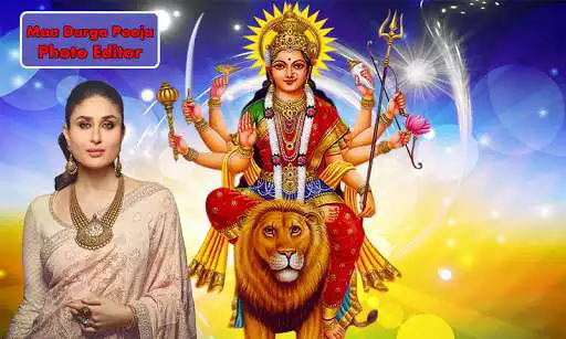 Play Durga Pooja Photo Frames as an online game Durga Pooja Photo Frames with UptoPlay