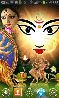 Play Durga Sherawali Live Wallpaper