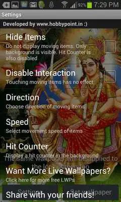 Play Durga Sherawali Live Wallpaper