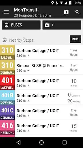 Play Durham Region Transit Bus - MonTransit