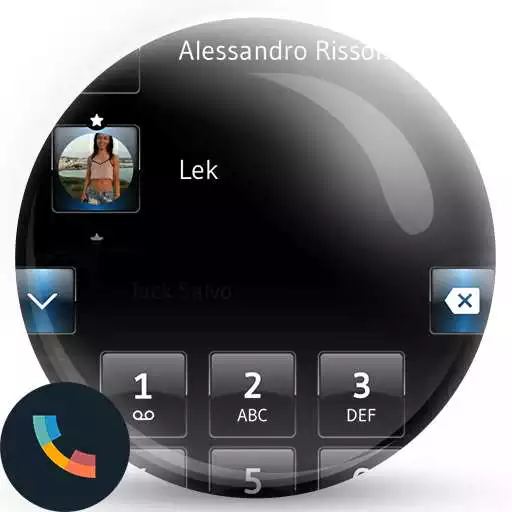 Free play online Dusk BlackBlue Phone Theme APK