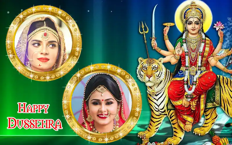 Play Dussehra Dual Photo Frames as an online game Dussehra Dual Photo Frames with UptoPlay