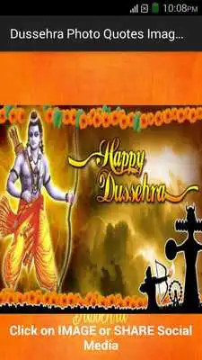 Play Dussehra Photo Quotes Images