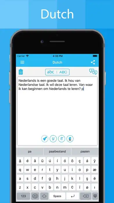 Play Dutch Keyboard - Translator as an online game Dutch Keyboard - Translator with UptoPlay