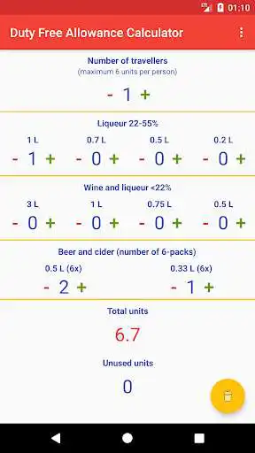 Play Duty Free Allowance Calculator as an online game Duty Free Allowance Calculator with UptoPlay