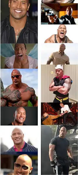 Play Dwayne Johnson Rock - Images as an online game Dwayne Johnson Rock - Images with UptoPlay