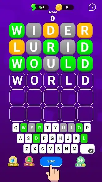 Play Dword - Word Game as an online game Dword - Word Game with UptoPlay
