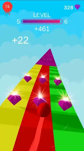Play Dye Ball as an online game Dye Ball with UptoPlay