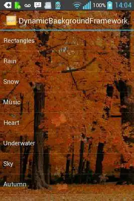 Play Dynamic Background Framework