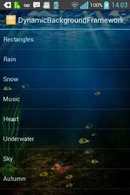 Play Dynamic Background Framework